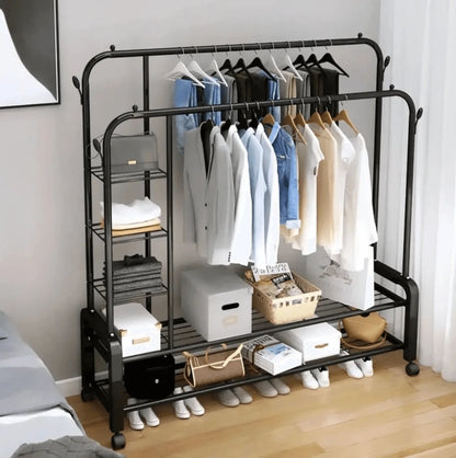 علاقة الملابس الحجم الكبير المتعدد الوظائف